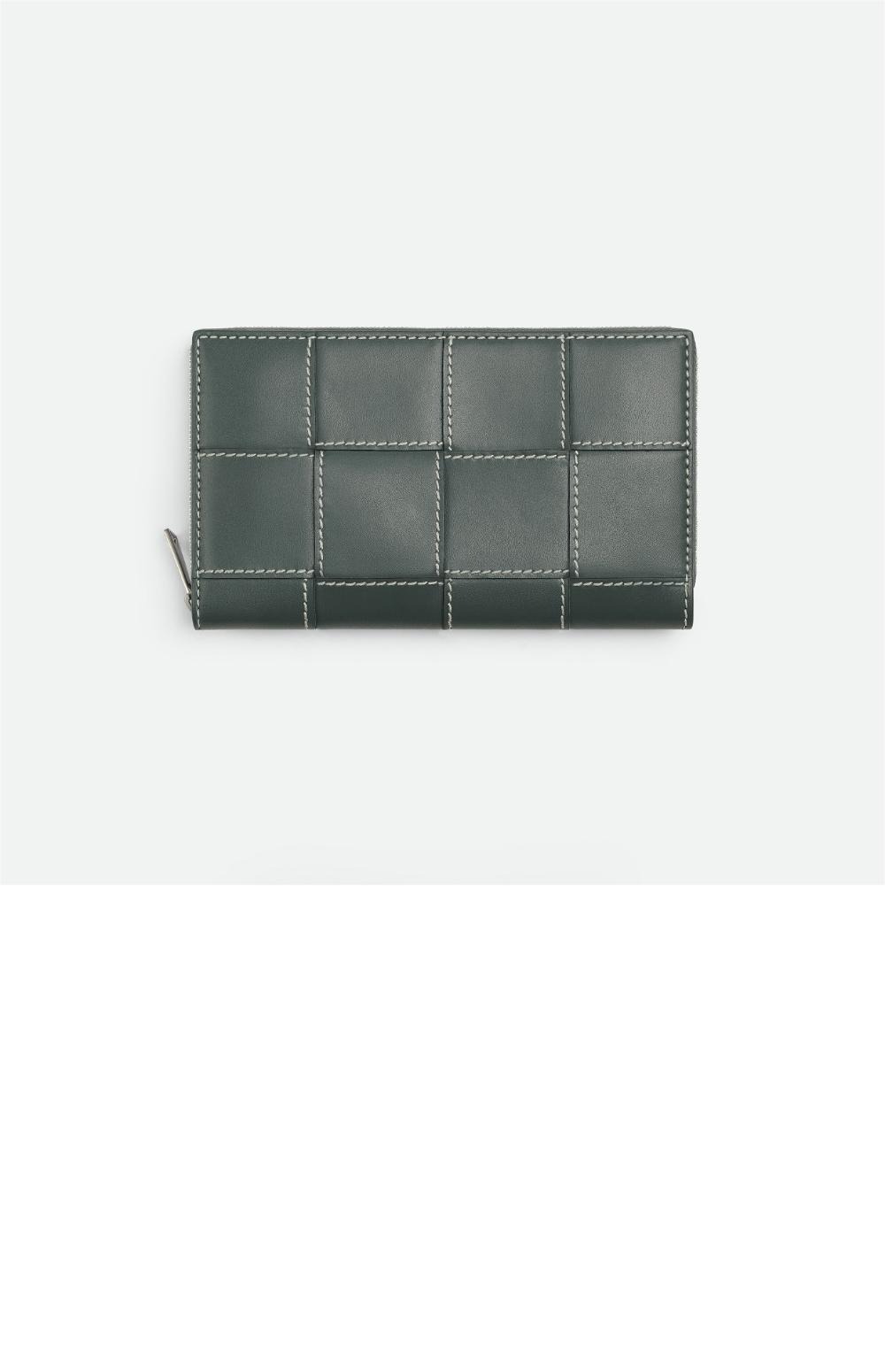 인트레치아토 지퍼월렛 748054 > Intrecciato Card Case - 인트레치아토 카드지갑