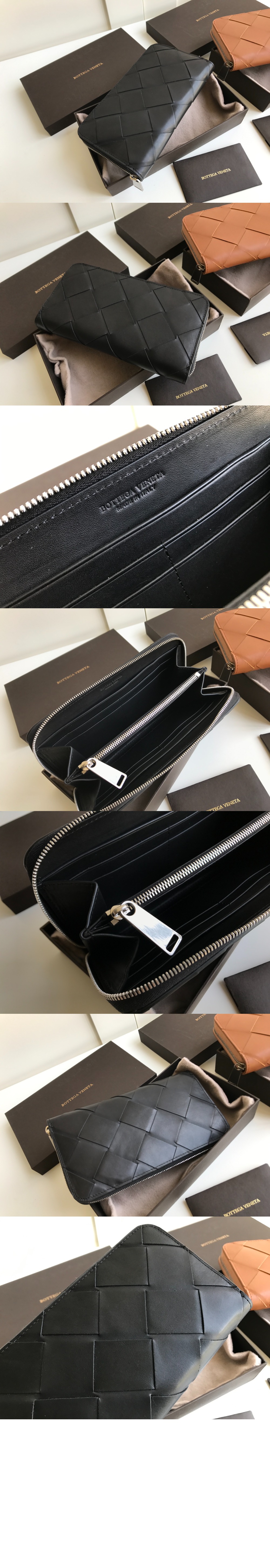 인트레치아토 지퍼월렛 573431 > Intrecciato Card Case - 인트레치아토 카드지갑