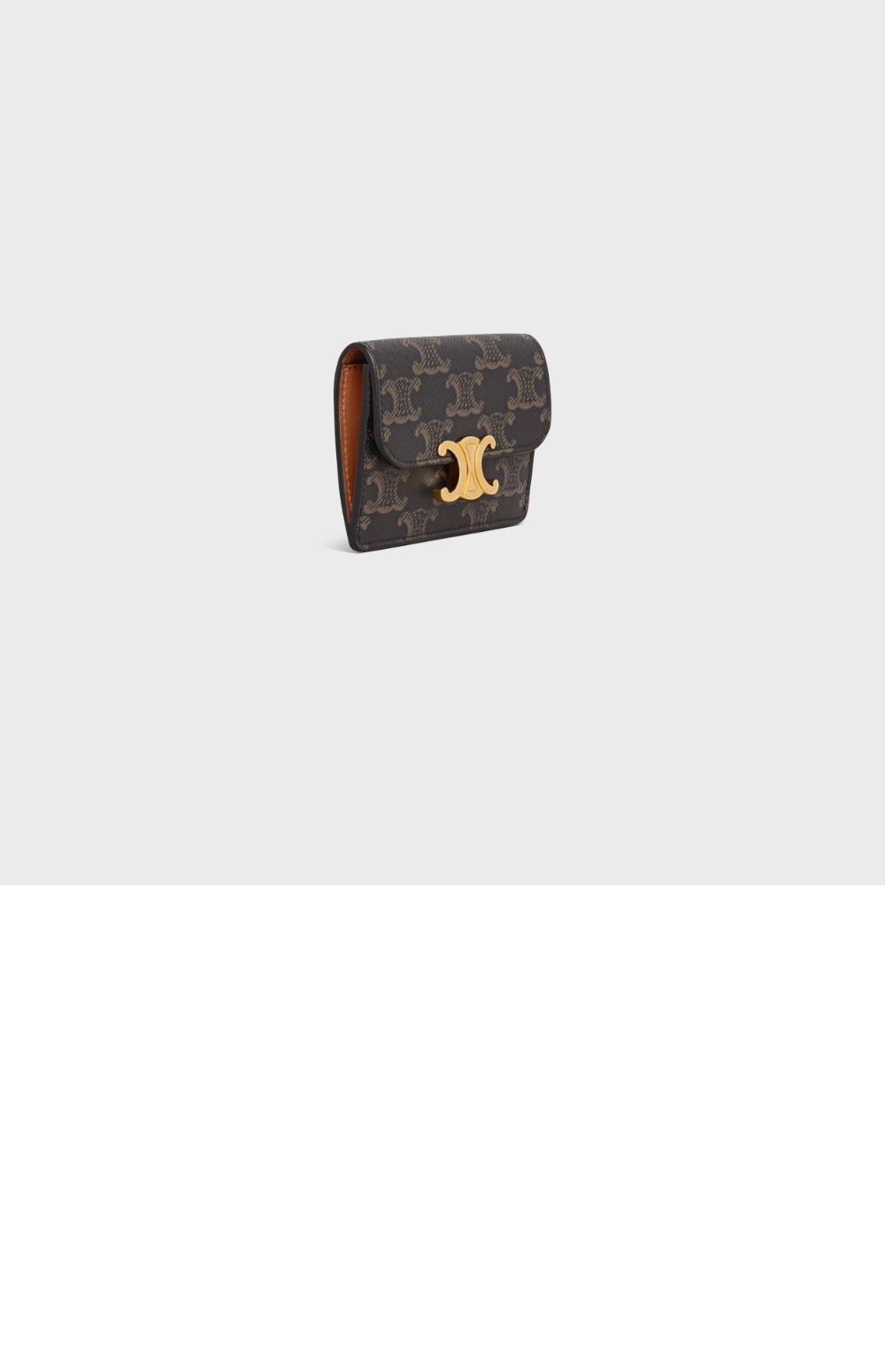플랩 카드지갑 10I582 > Triomphe Coin Purse - 트리옹프 동전 지갑