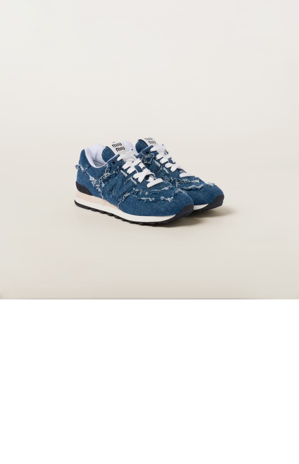 뉴발란스 574 X 미우미우 데님 스니커즈 5E765D > Sneakers - 스니커즈