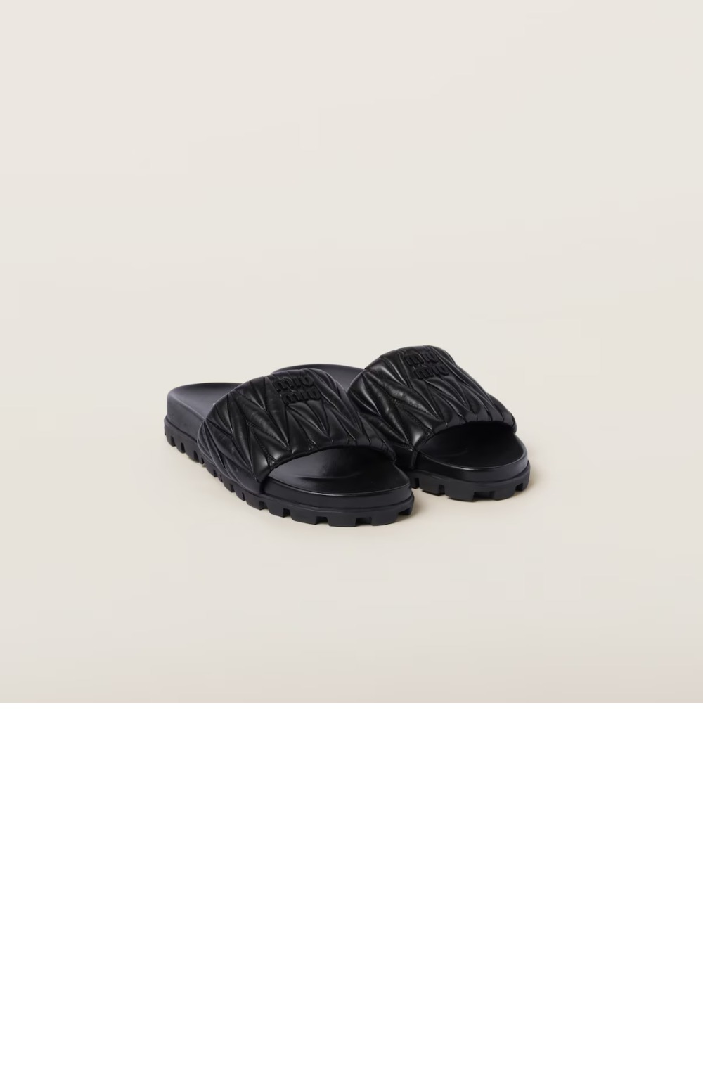 마테라쎄 나파 가죽 슬라이드 5XX601 > Sandal Slippers - 샌들 슬리퍼