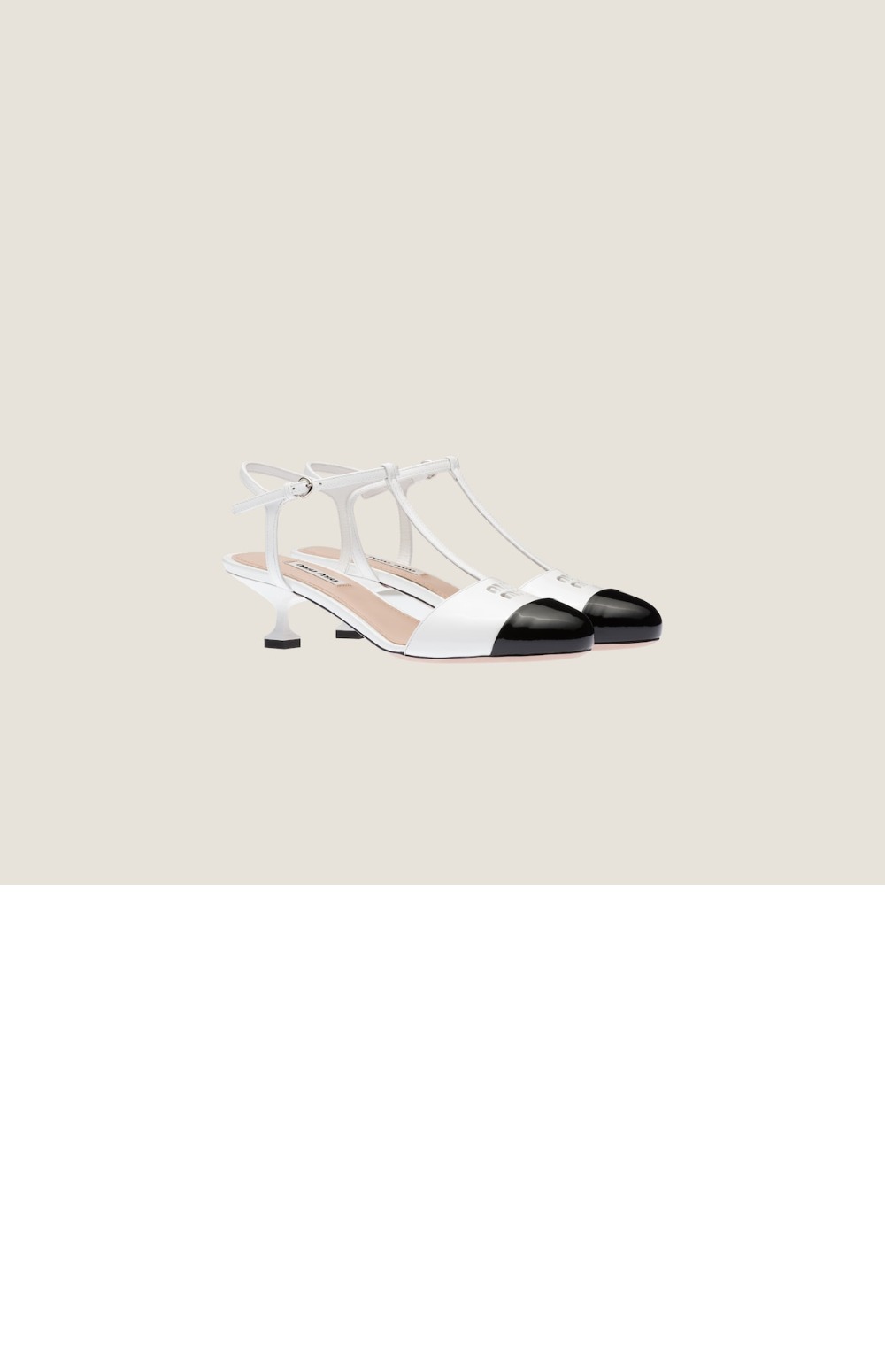 투톤 가죽 펌프스 5I769D > Pumps - 펌프스