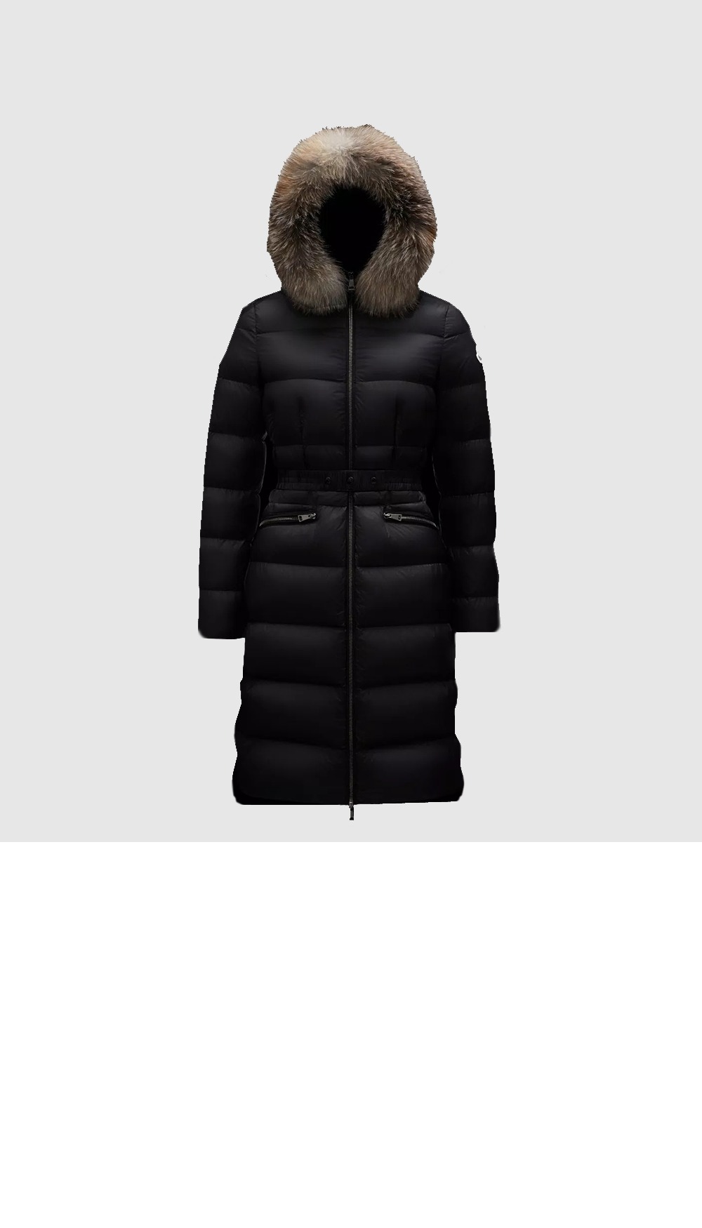 로고 롱 패딩 > Coat - 코트