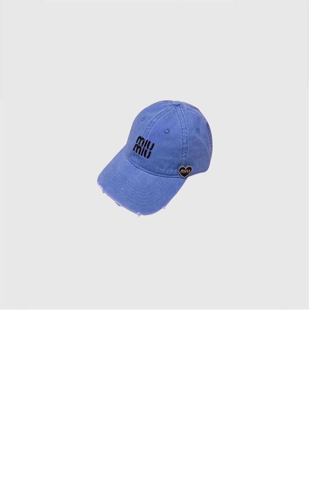 데님 베이스볼 캡 5HC993 > 미우미우