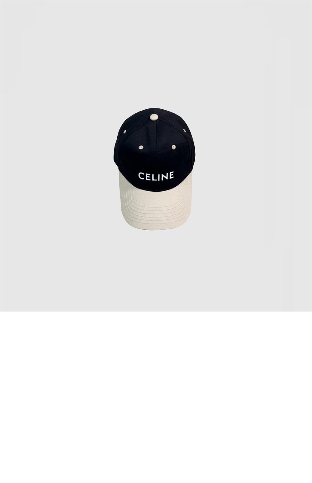 로고 베이스볼 캡 2AUT47 > 셀린느
