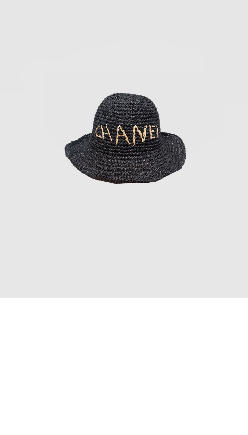 밀짚모자 선캡 AA5541 > 샤넬