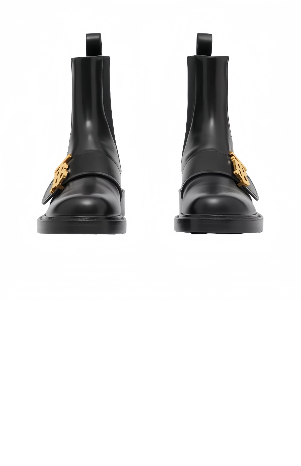 모노그램 모티프 가죽 첼시 부츠 80581881 > Boots - 부츠