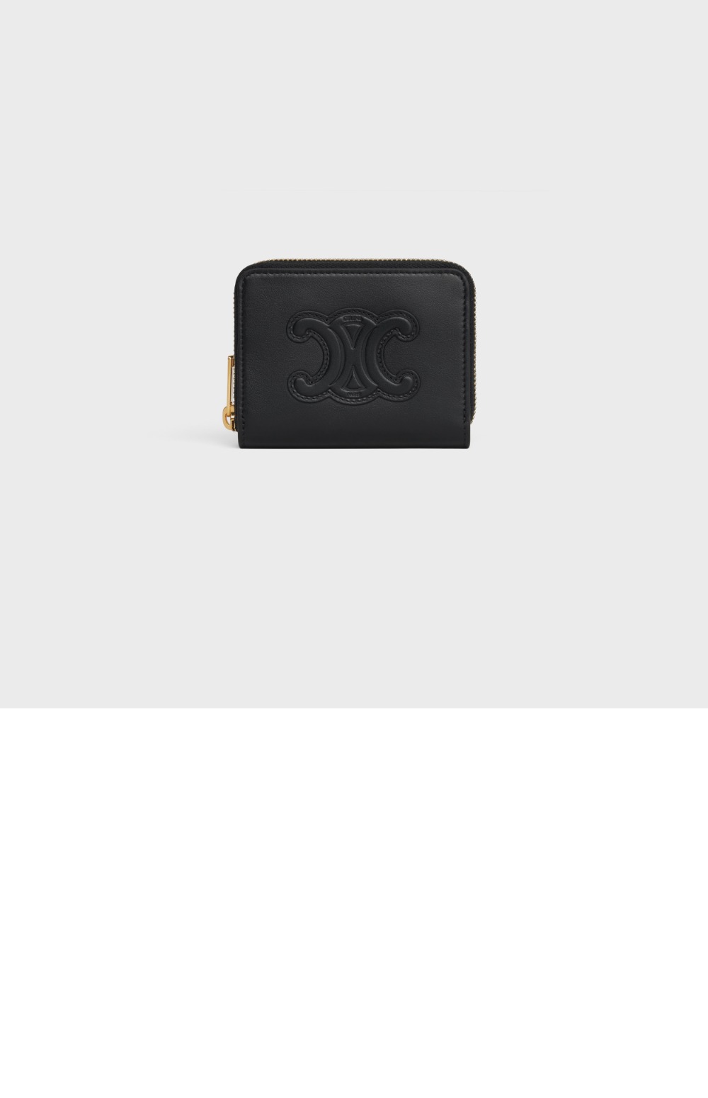퀴르 트리옹프 컴팩트 지퍼 지갑 10K533 > Triomphe Coin Purse - 트리옹프 동전 지갑