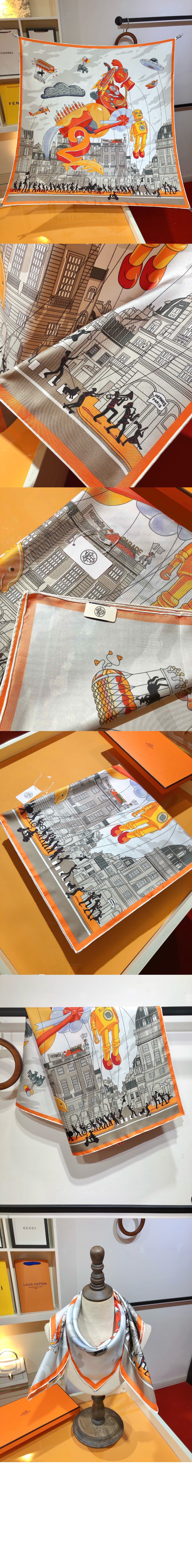 Hermès Parade 스카프 90 > 에르메스