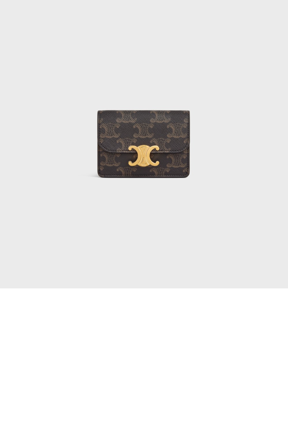트리옹프 플랩 카드 지갑 10I582 > Triomphe Coin Purse - 트리옹프 동전 지갑