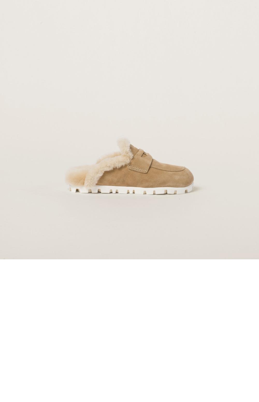스웨이드 뮬 5D058E > Sandal Slippers - 샌들 슬리퍼