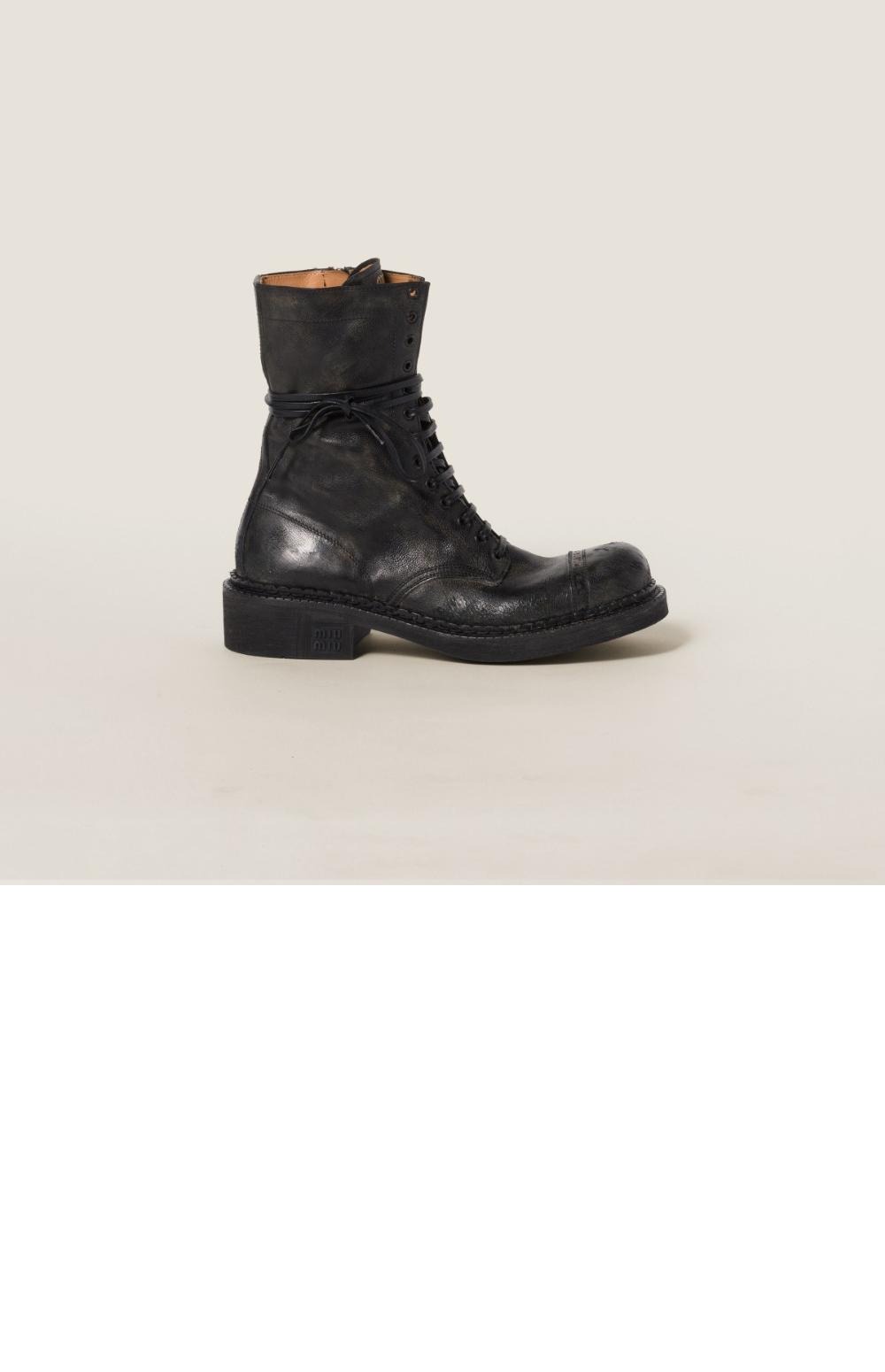 가죽 레이스 부티 5U316E > Boots - 부츠