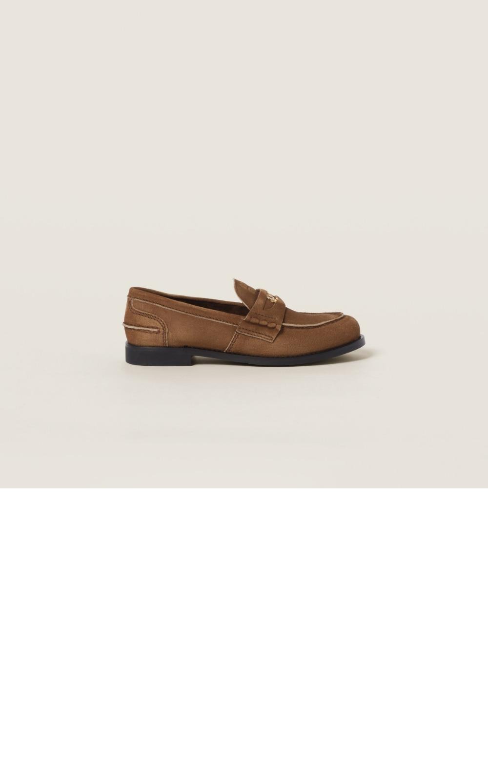 페이디드 스웨이드 로퍼 5D773D > Loafers and lace-ups - 로퍼 및 레이스업
