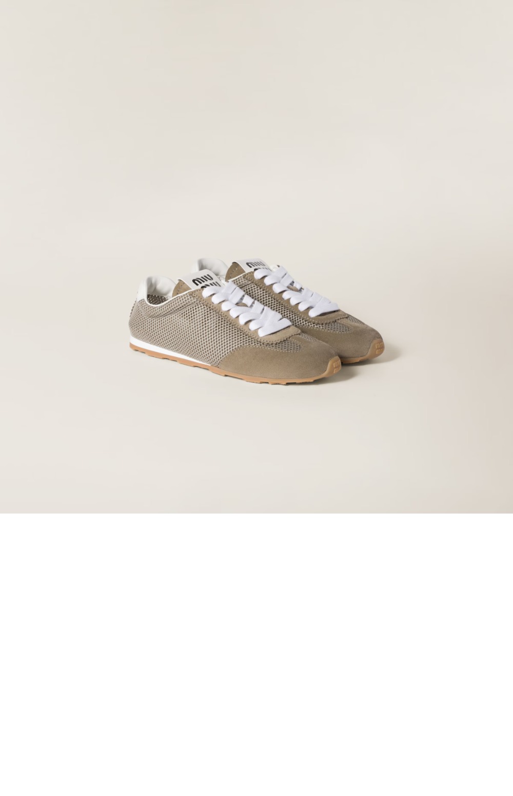 메쉬 및 스웨이드 플룸 스니커즈 5E388E > Sneakers - 스니커즈