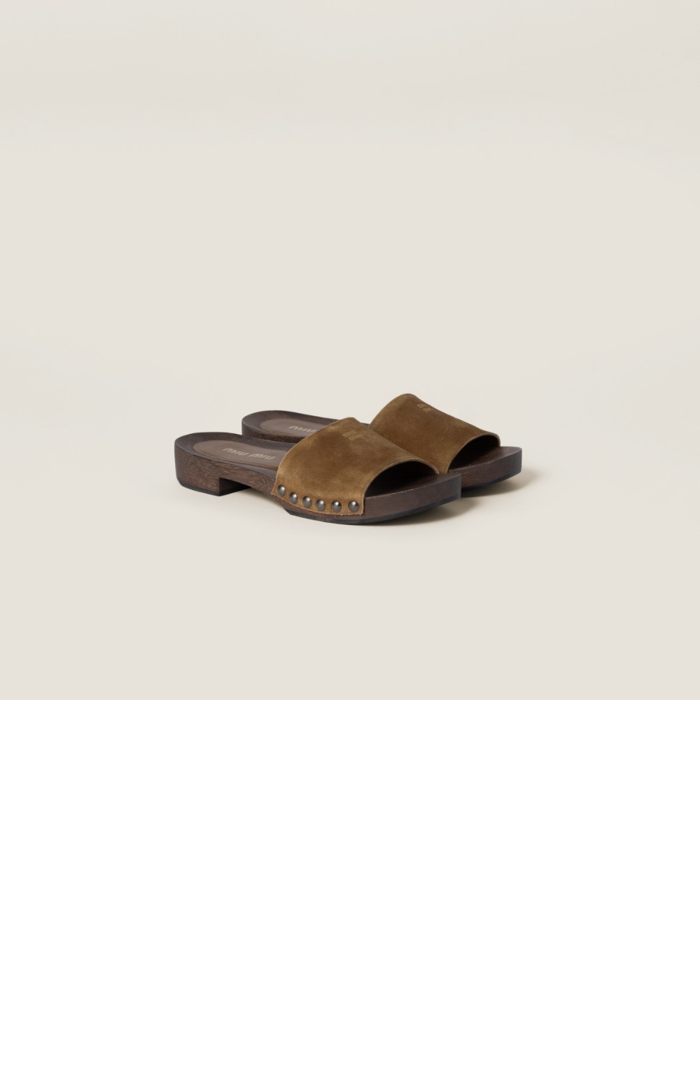 페이드 스웨이드 클로그 5Z425E > Sandal Slippers - 샌들 슬리퍼
