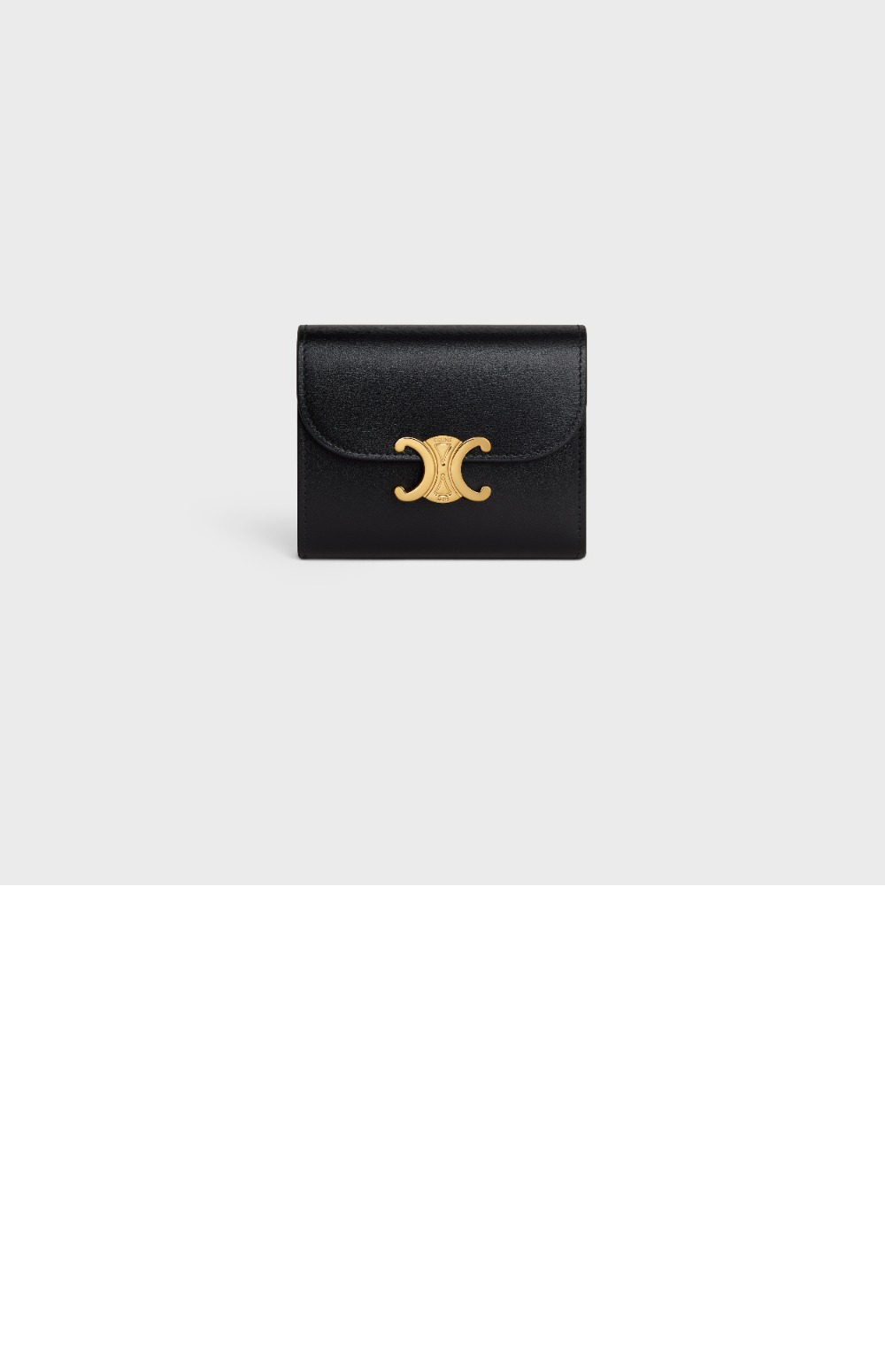 트리옹프 플랩 카드 지갑 샤이니  10I583 > Triomphe Coin Purse - 트리옹프 동전 지갑