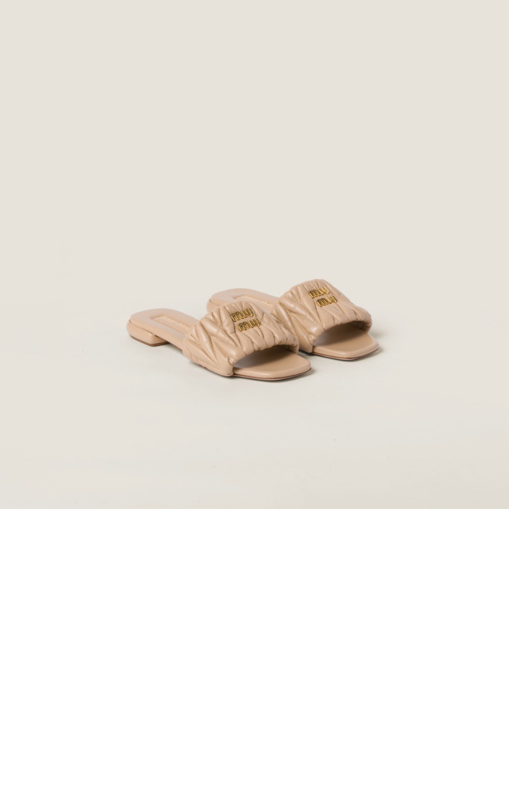 마테라쎄 나파 가죽 슬라이드 5XX605 > Sandal Slippers - 샌들 슬리퍼