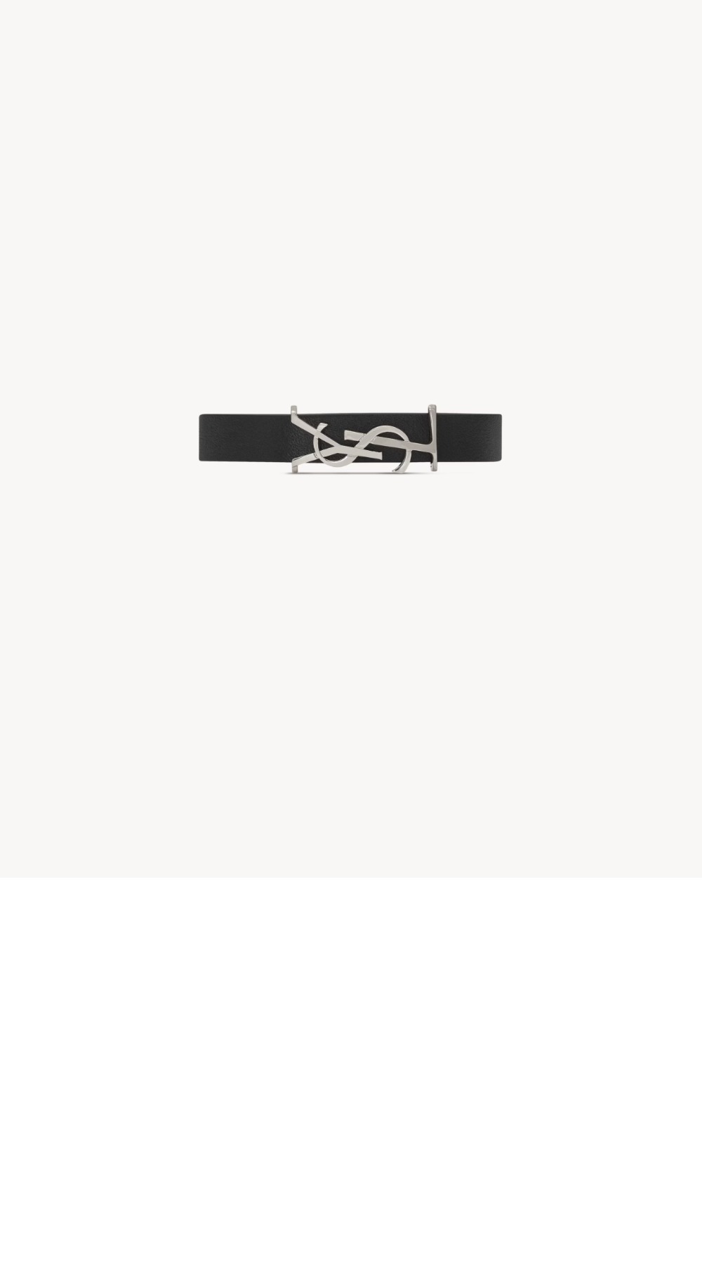가죽 소재의 CASSANDRE 브레이슬릿 559355 > 생로랑