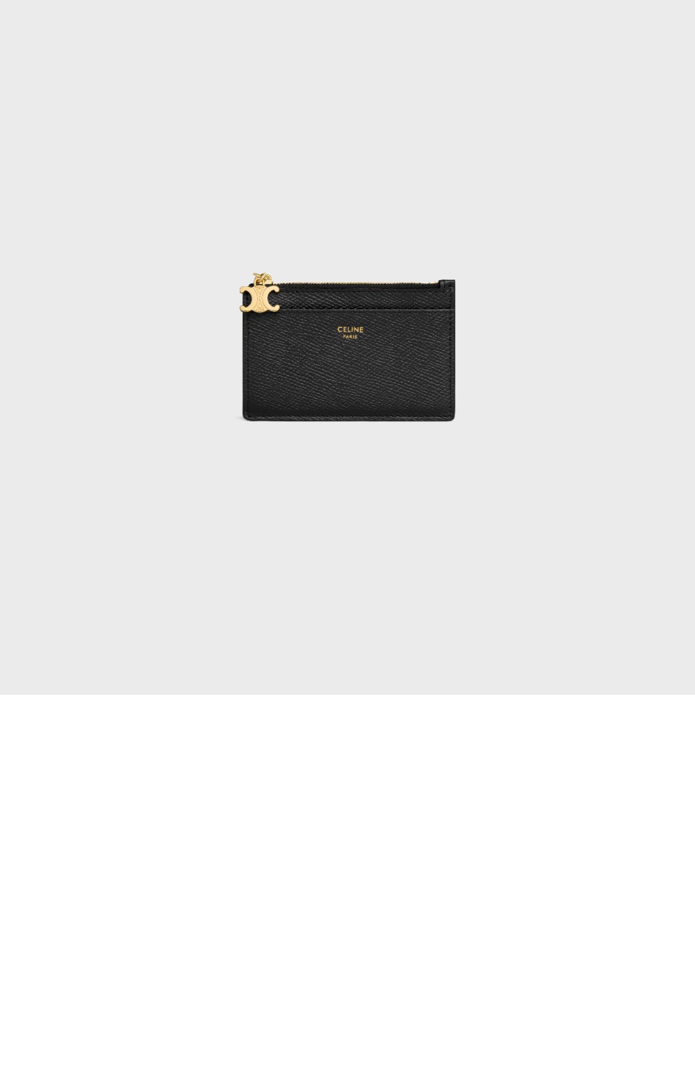 트리옹프 참 지퍼 카드 지갑 10M083 > Triomphe Card Holder - 트리옹프 카드지갑