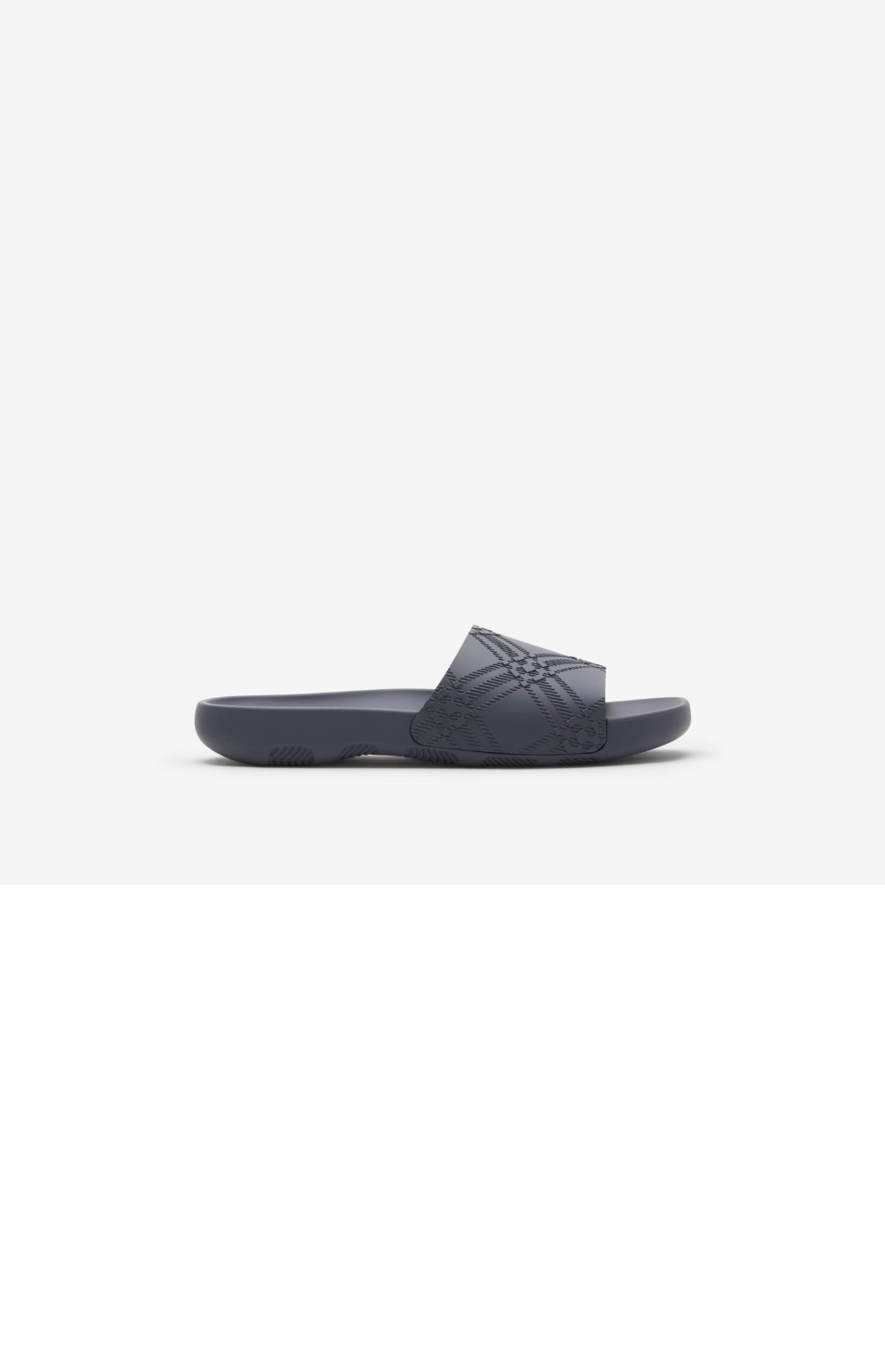 엠보싱 체크 다이브 슬라이드 81059191 > Sandal Slippers - 샌들 슬리퍼
