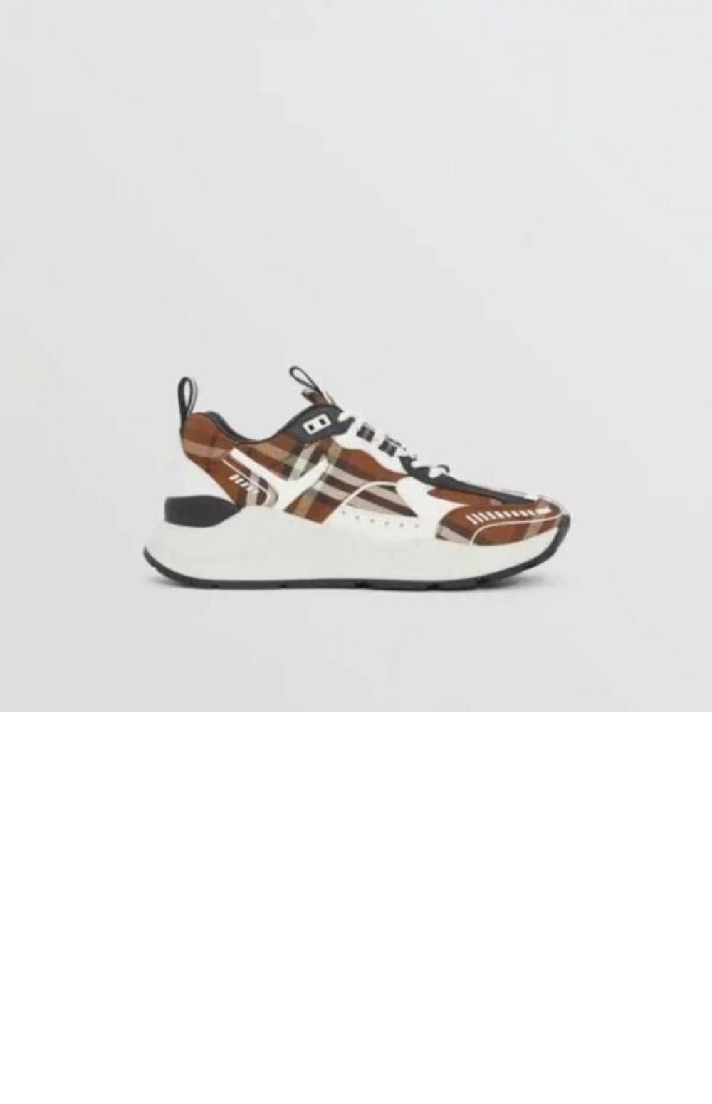 레더 체크 스니커즈 80642821 > Sneakers - 스니커즈