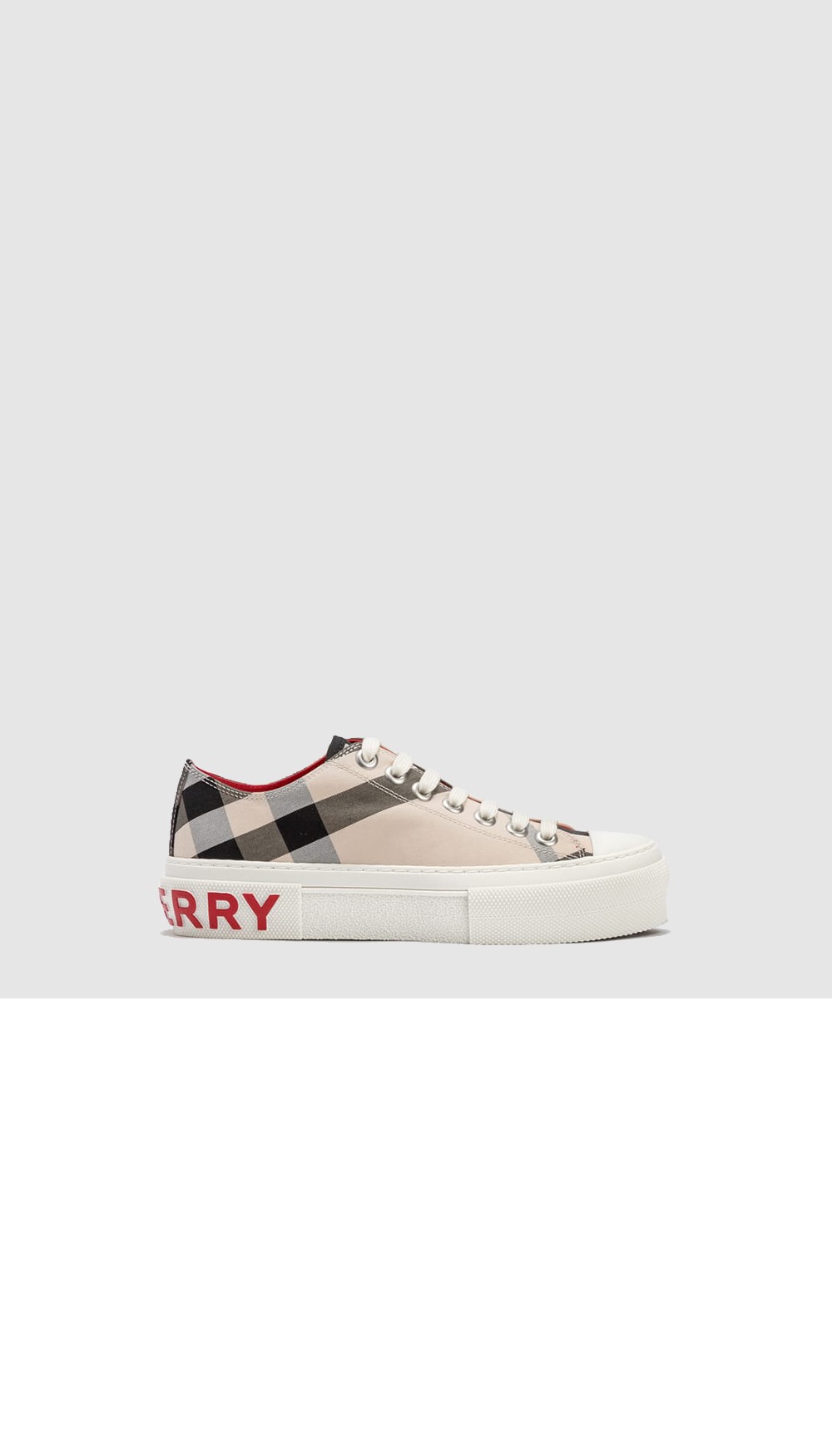 체크 코튼 스니커즈 80525651 > Sneakers - 스니커즈