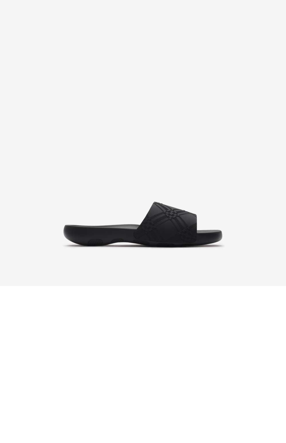엠보싱 체크 다이브 슬라이드 81047181 > Sandal Slippers - 샌들 슬리퍼