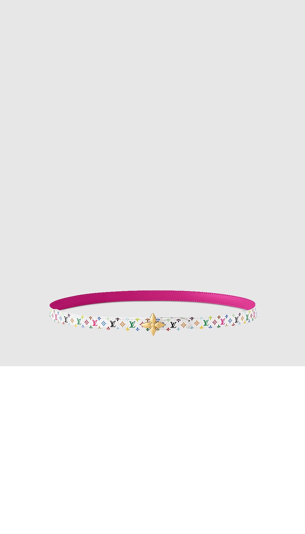 LV x TM 미니 플라워그램  리버서블 벨트 M8992U > 루이비통