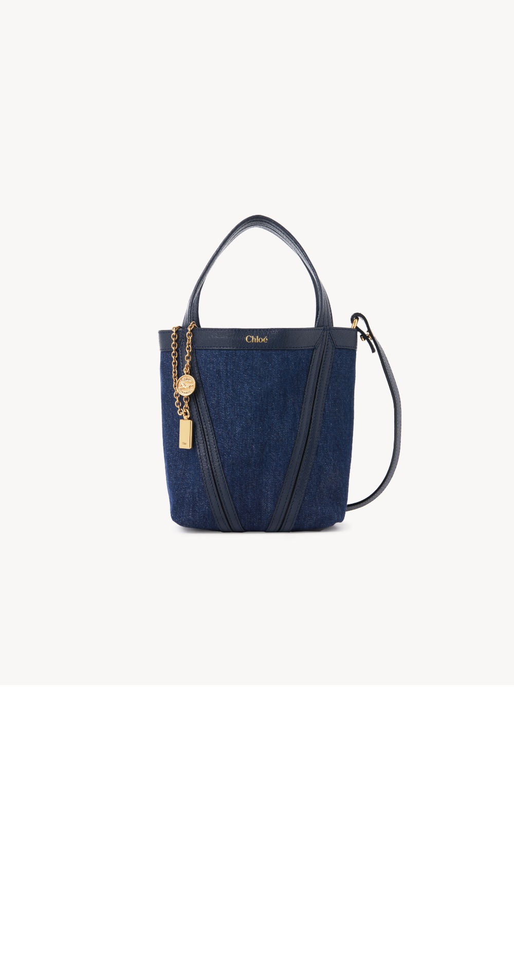 데님 Spin 스몰 토트백 AS812 > SPIN Tote Bag - SPIN 토트백