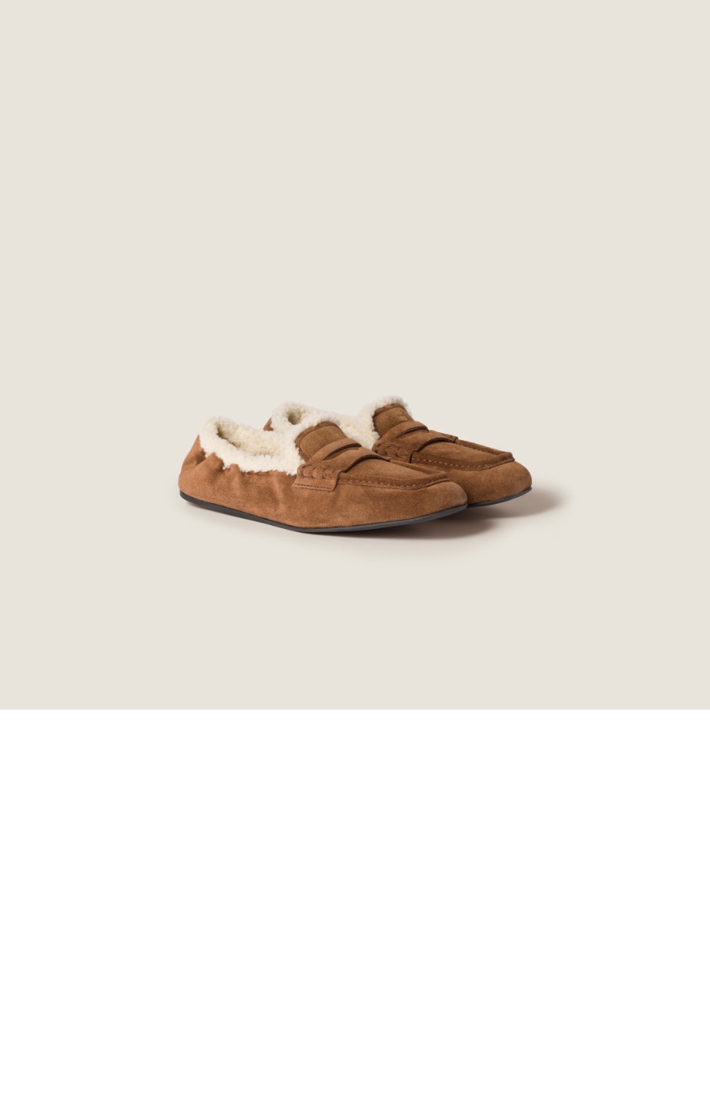 루슈 스웨이드 로퍼 5D341E > Loafers and lace-ups - 로퍼 및 레이스업