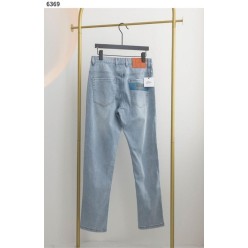 에*** 수입고급 뒷포켓 로고 일자핏 블루 진