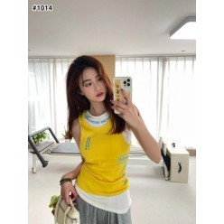 크* 홀스슈 스크립트 로고 탱크탑