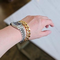 루* 모노그램 체인팔찌