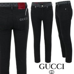 구* 레터링 로고 자가드 블랙슬림 일자진