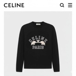 셀** 엘리펀트 로고 긴팔 티셔츠