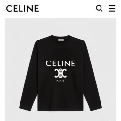 셀** 트리에포 로고 긴팔 티셔츠