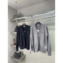 로** 신상 아나그램 자수 울 가디건