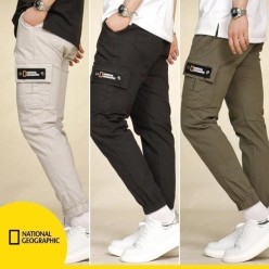 내******* 와펜 간절기 카고 조거팬츠