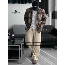 버** 5소트 체크 셔츠