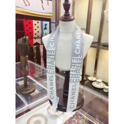 샤* 홀로그램 레터링 그레이 방도 스카프