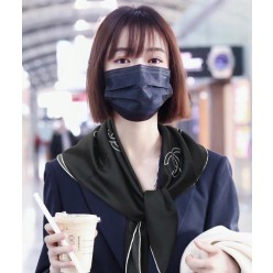 샤* ART 악세사리 블랙 사각 스카프