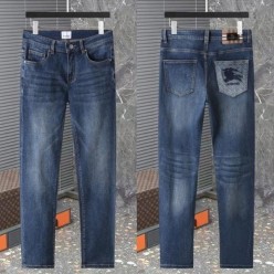 버** 레터링 자수 포인트 워싱스판 데님진수입최고급