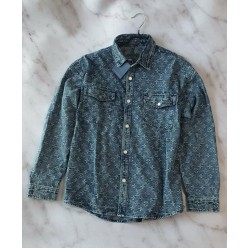 루* 모노그램 데님 자켓