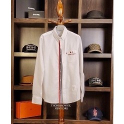 톰* 클래식 whale 라인 시그니쳐 포켓 옥스퍼드 셔츠