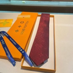 루* 모노그램 실크 넥타이