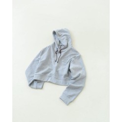 미*** 25 로고 패치 크롭 후드  수입