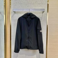 후드로고 바람막이 자켓