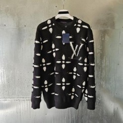 루* 텍스처드 코튼 크루넥