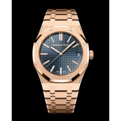 오**피게 로얄오크 블루다이얼 핑크골드 금통15510 OR