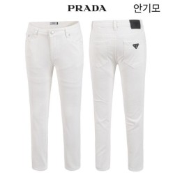 프** 안기모 화이트슬림 일자 베이직 팬츠